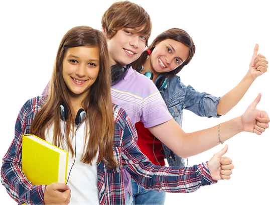 a group of young people