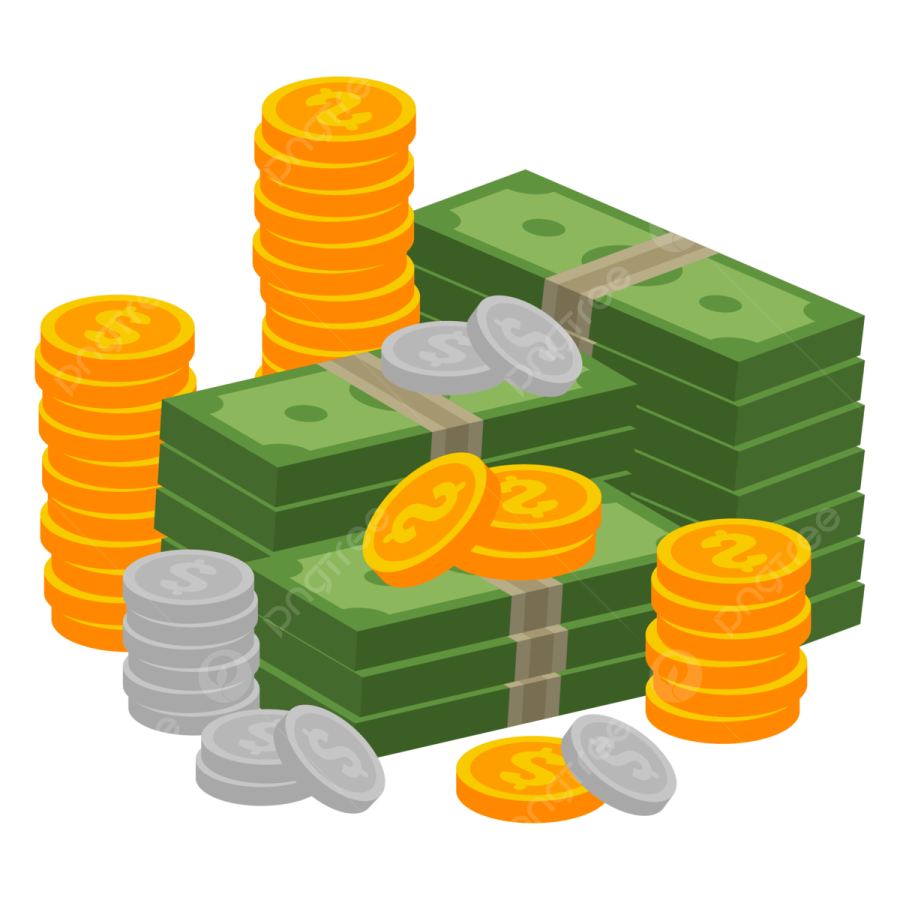stacks of money clipart