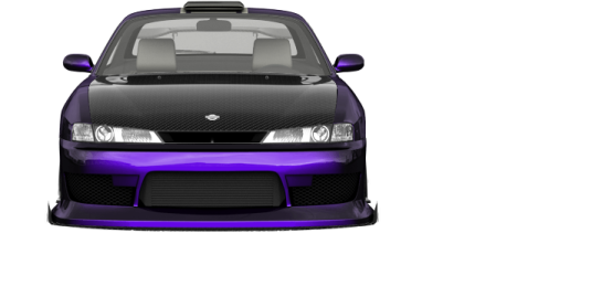 a purple car on a white background