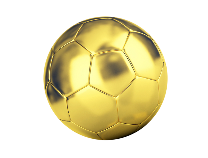 a soccer ball on a white background