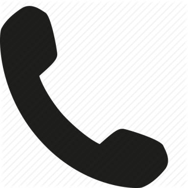 a black and white phone icon