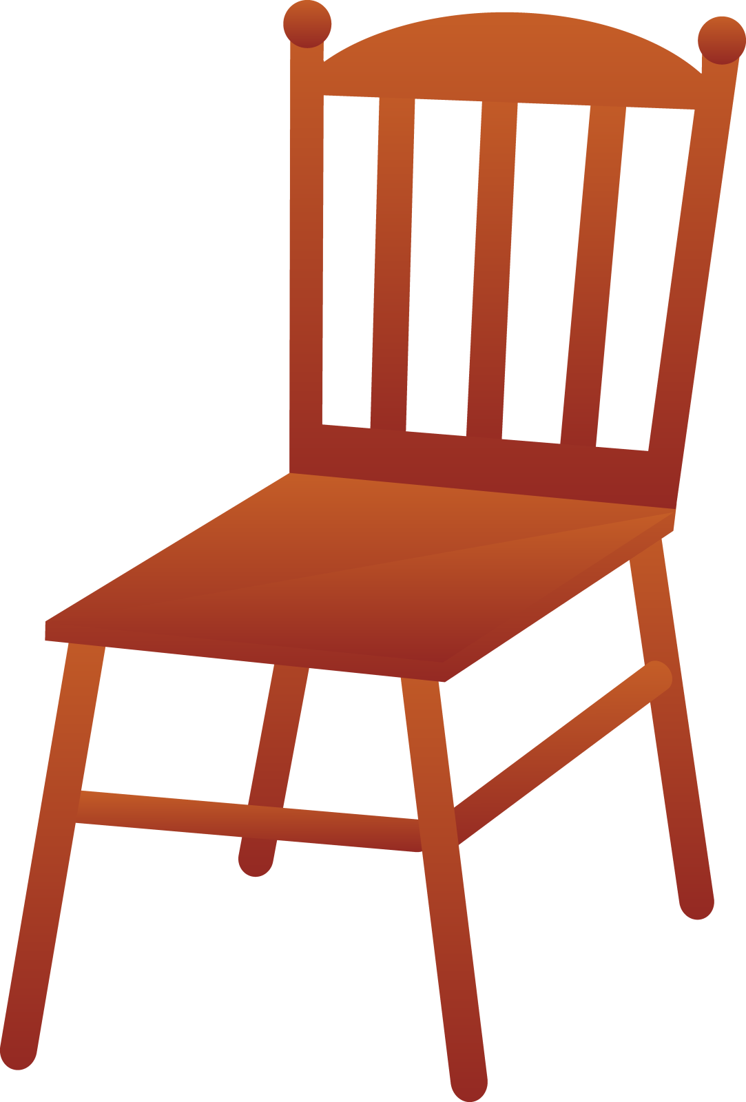 a wooden chair