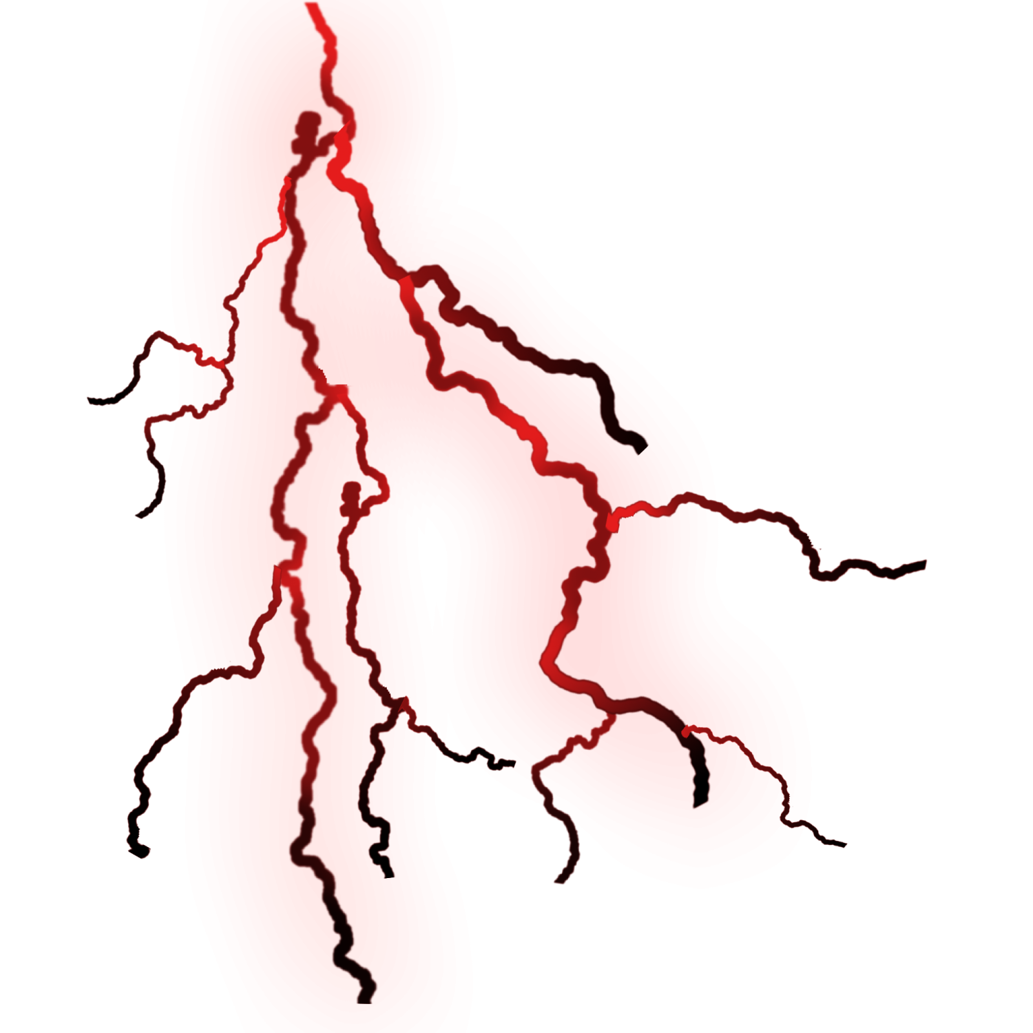 a drawing of a lightning
