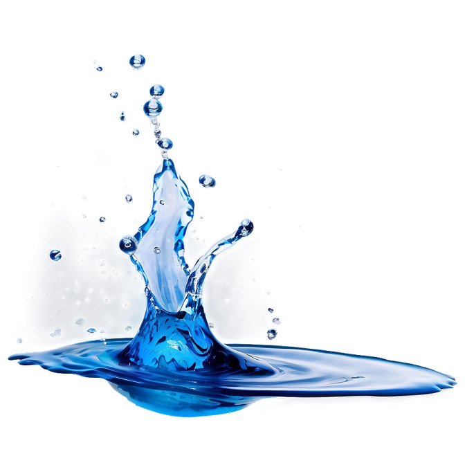 water splash isolated on white background photo