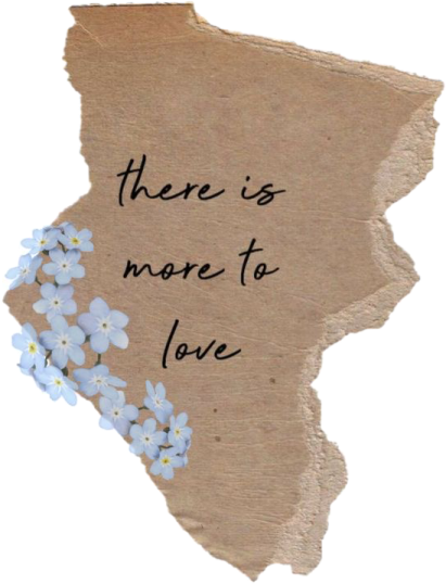 a piece of paper with flowers on it