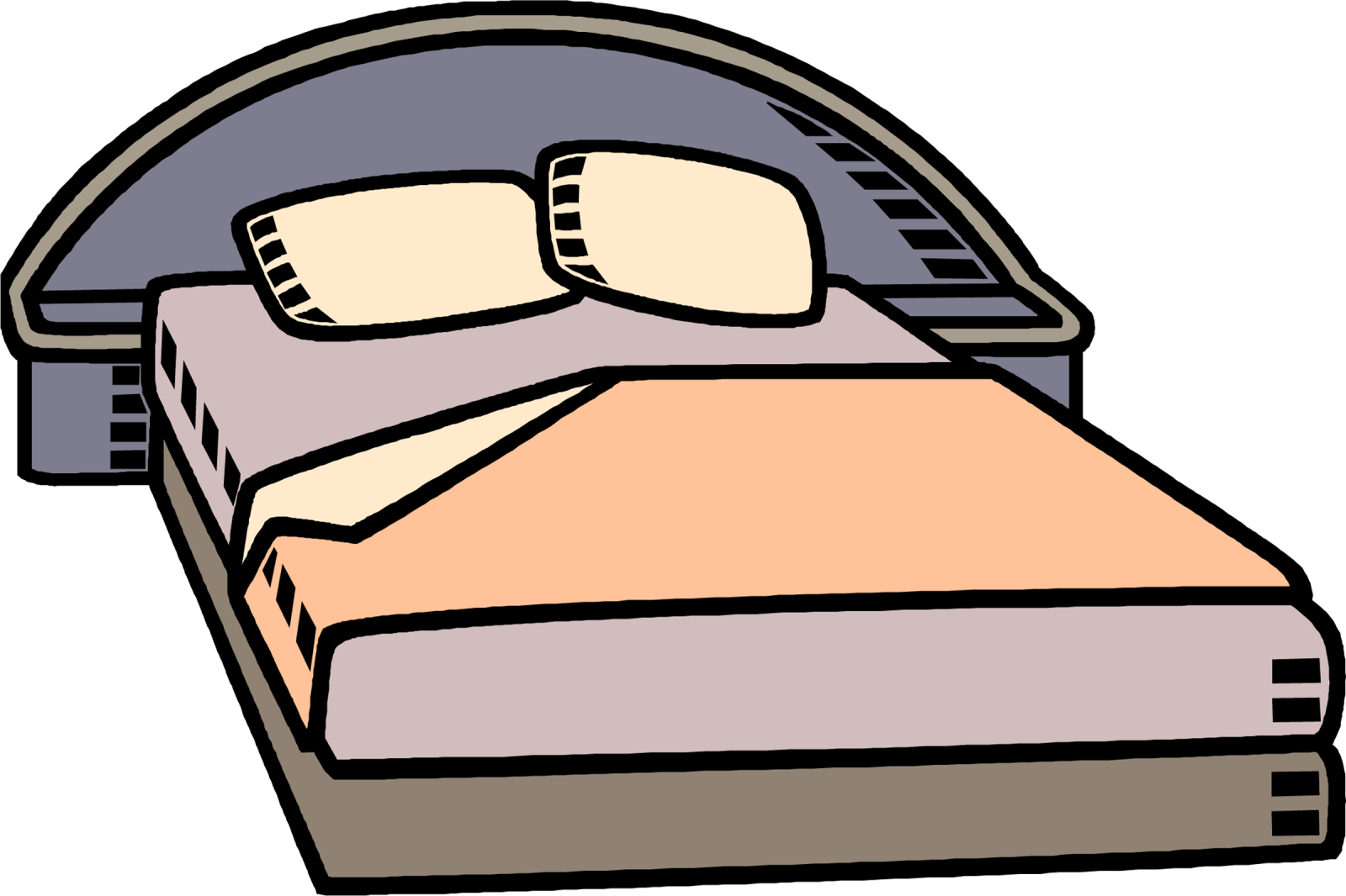 an image of a bed with pillows