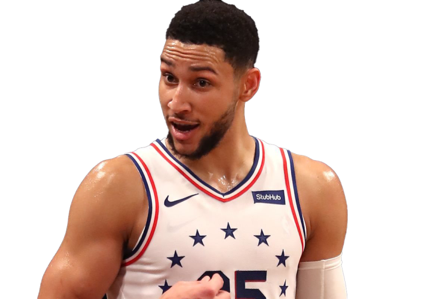 a man in a white jersey holding a basketball ball