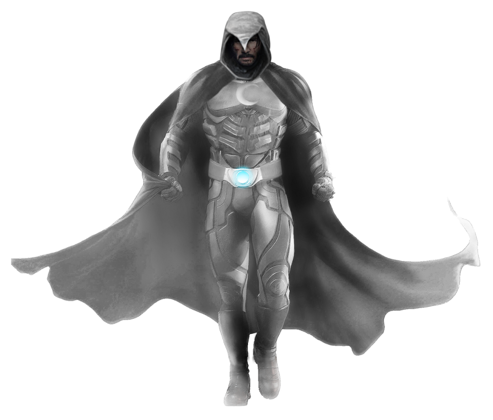 a black and white image of a man dressed as batman