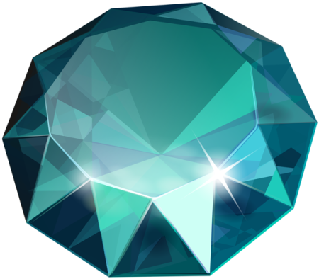a blue diamond on a white background