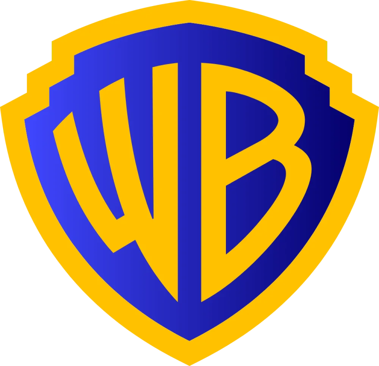 a blue and yellow shield logo