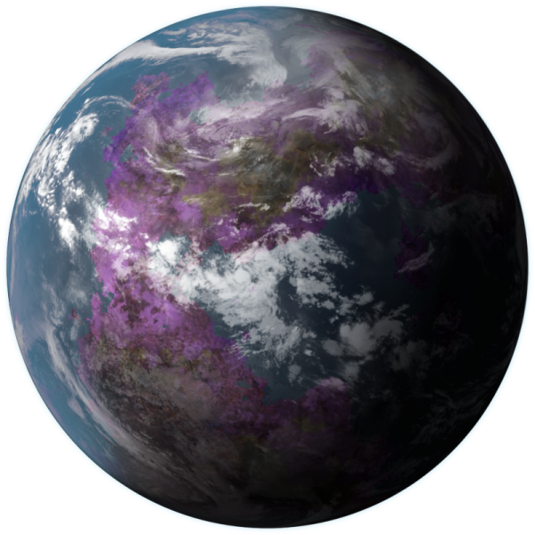 an image of the earth from space