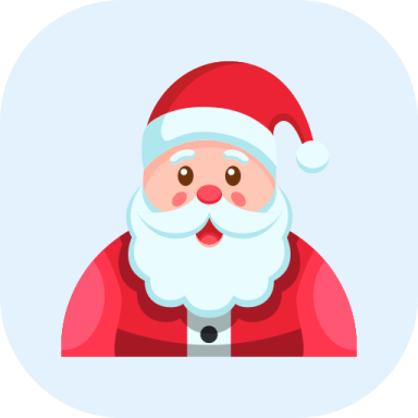 a santa claus in a red suit and hat