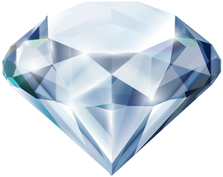 a diamond on a white background