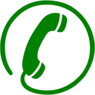 an icon of a green phone