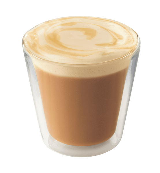 a cup of coffee on a white background