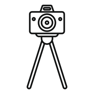 a camera on a tripod