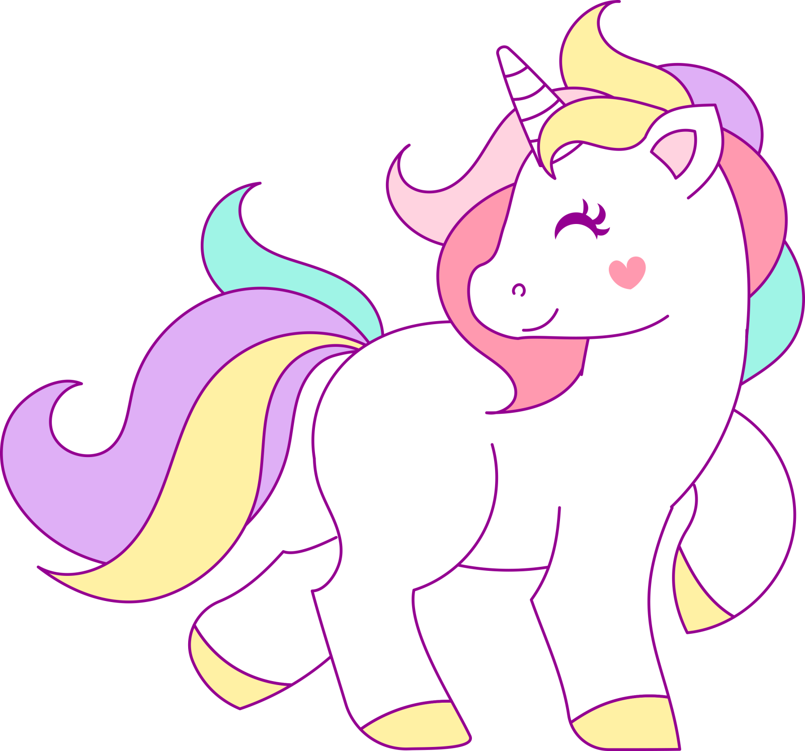 a drawing of a pinkie pony