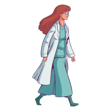 a woman in a trench coat walking down the street