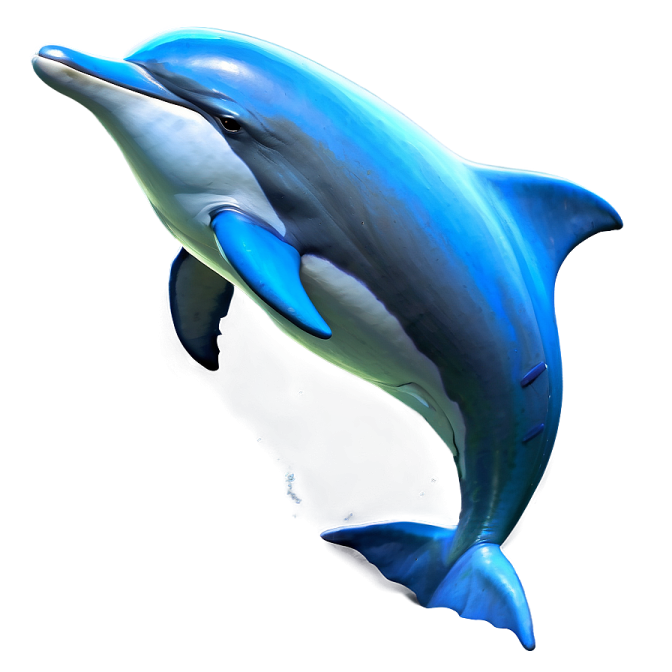 a dolphin jumping in the air with its mouth open
