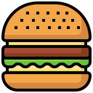 a hamburger with cheese on it