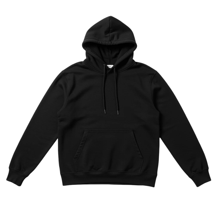 a picture of a black hoodie
