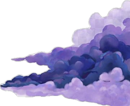 a drawing of a cloud in the sky