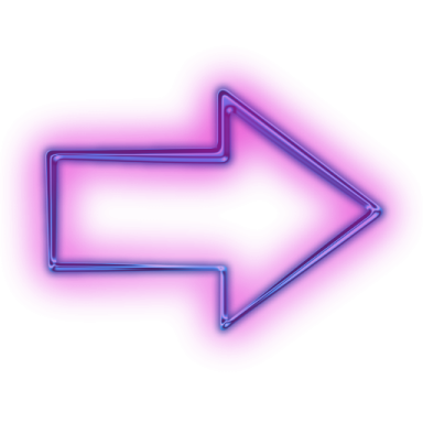 a neon blue arrow pointing to the right