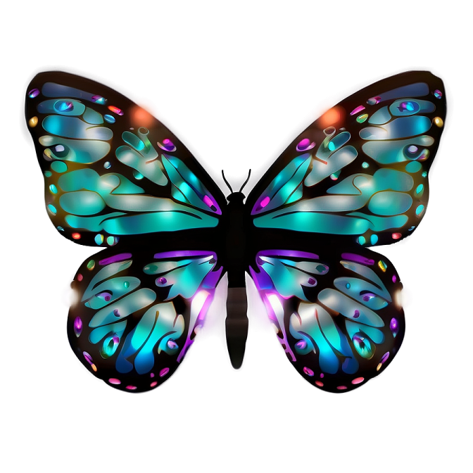 a colorful butterfly on a white background