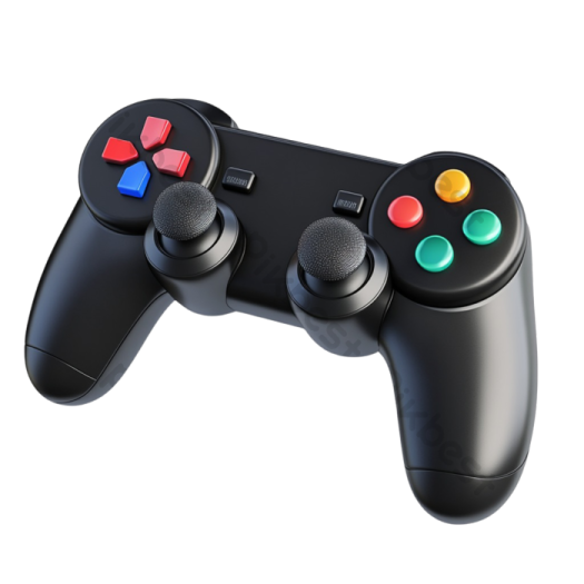 a close up of a game controller
