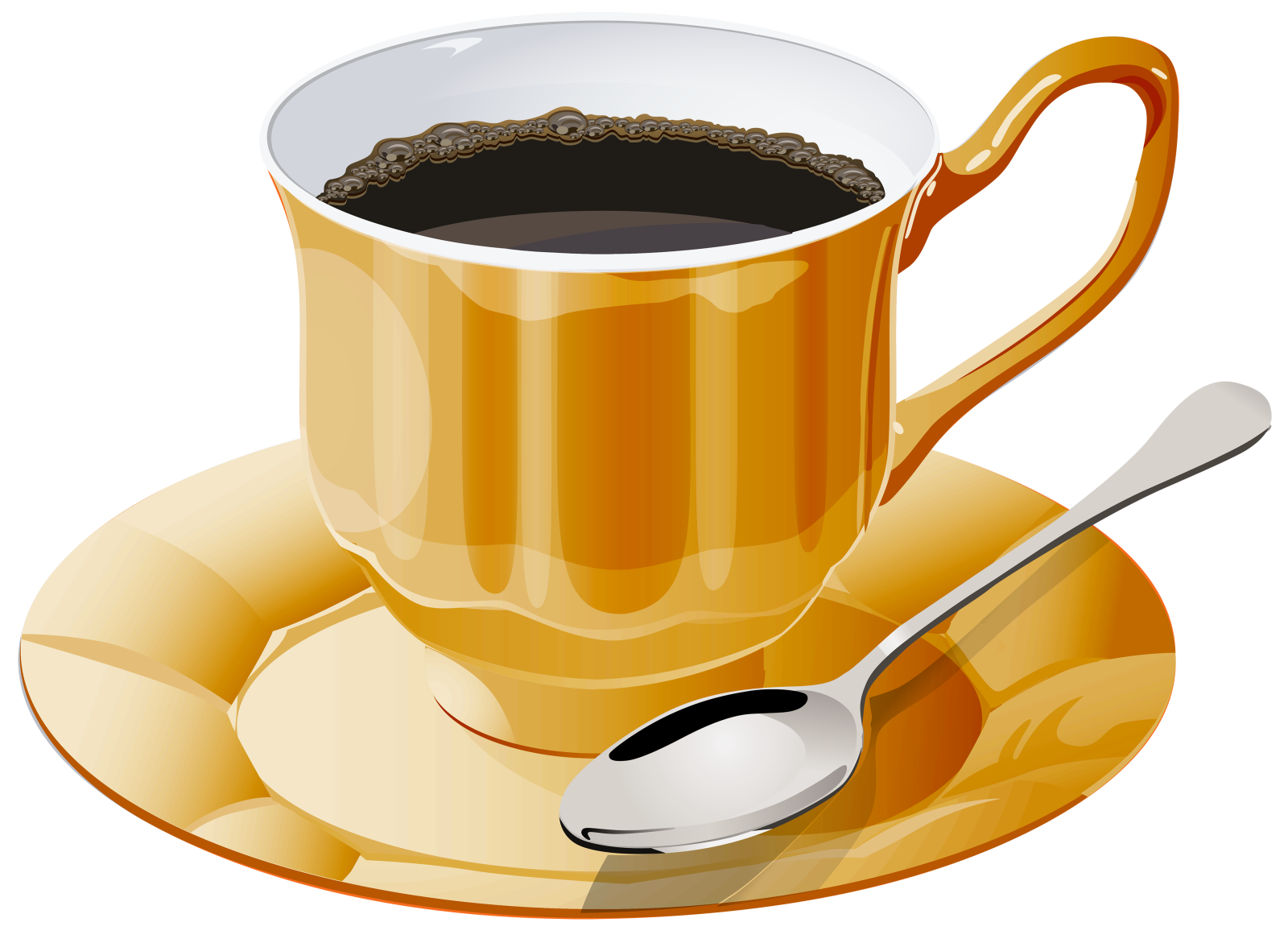 a cup of coffee on a saucer