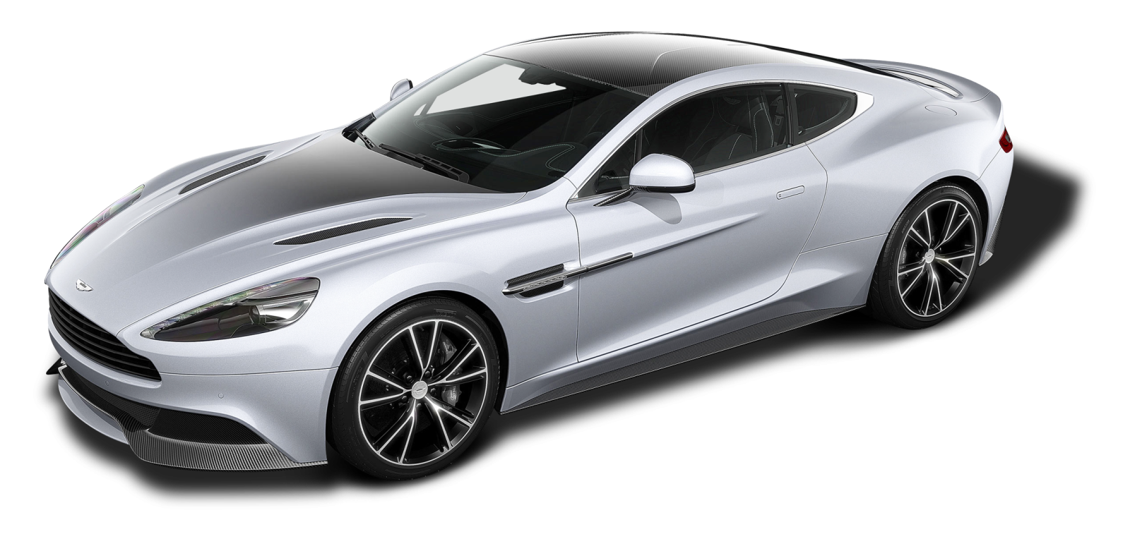a white car is shown in this image