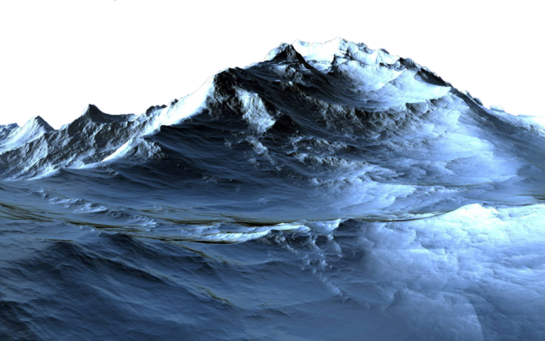 an image of a mountain in 3d