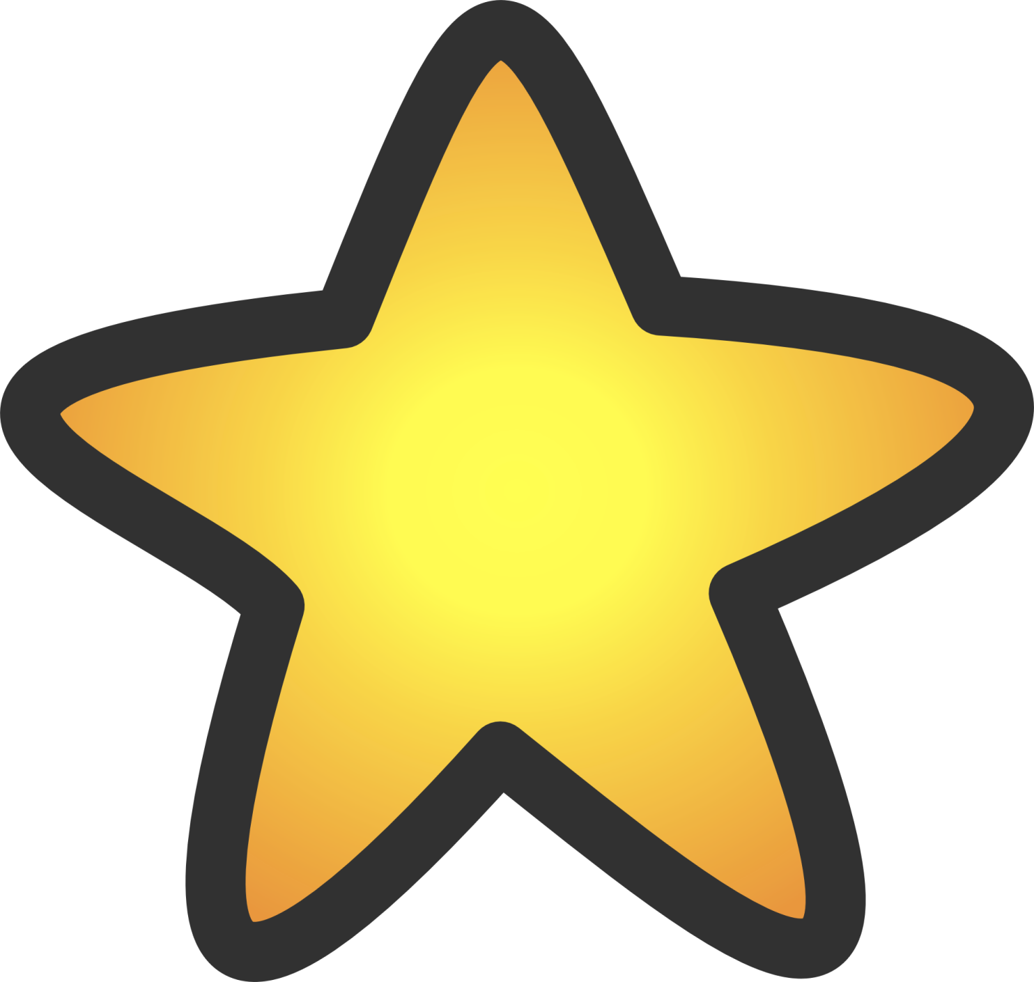 a yellow star