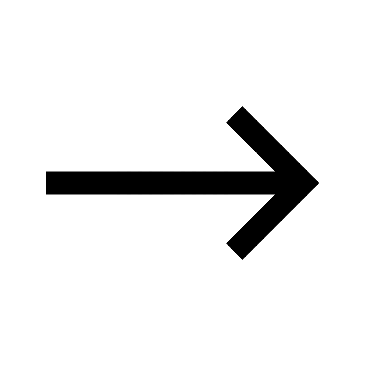 a black and white arrow pointing left