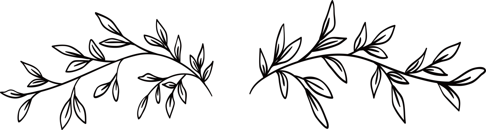 a black and white drawing of two deers