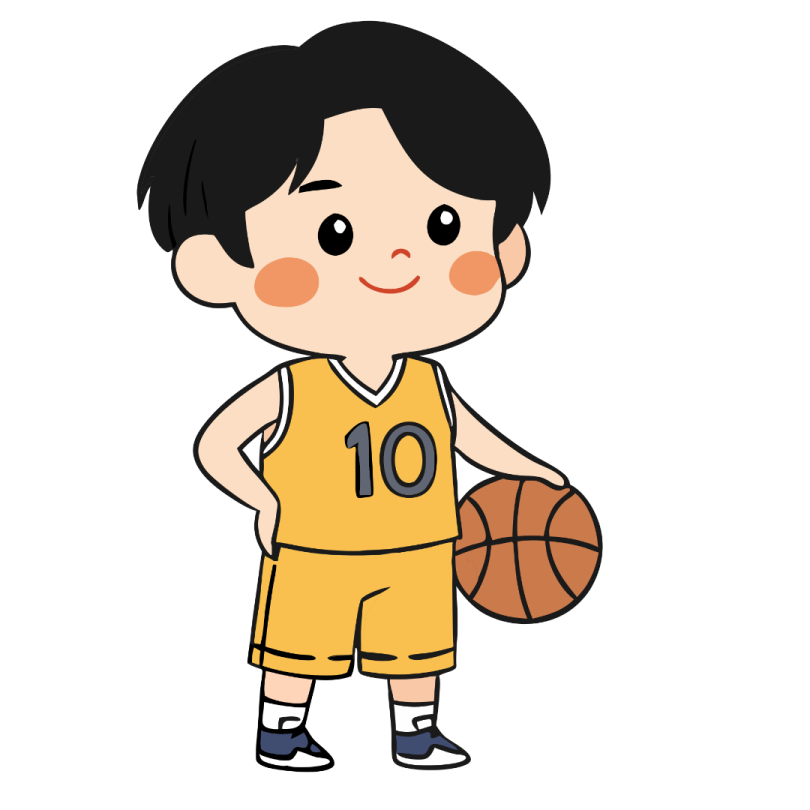 a boy with a basketball uniform holding a ball