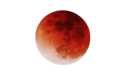 a blood moon is seen in the sky