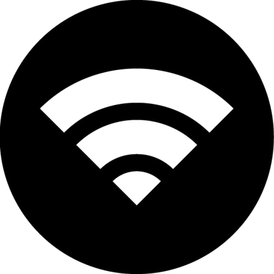 a black and white image of a wi logo