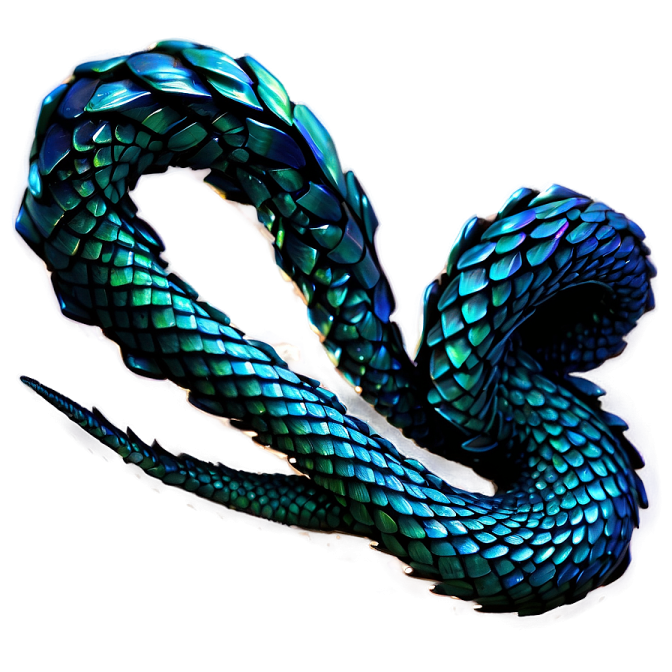 a blue and green snake with its mouth open