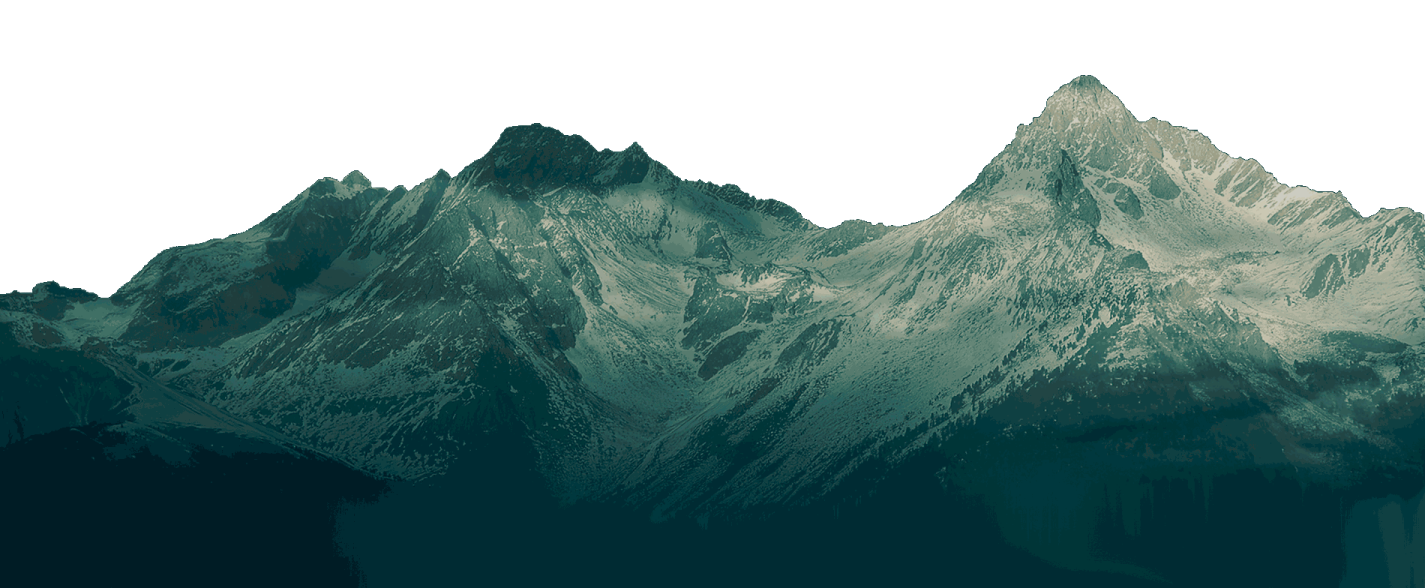 a picture of a mountain range