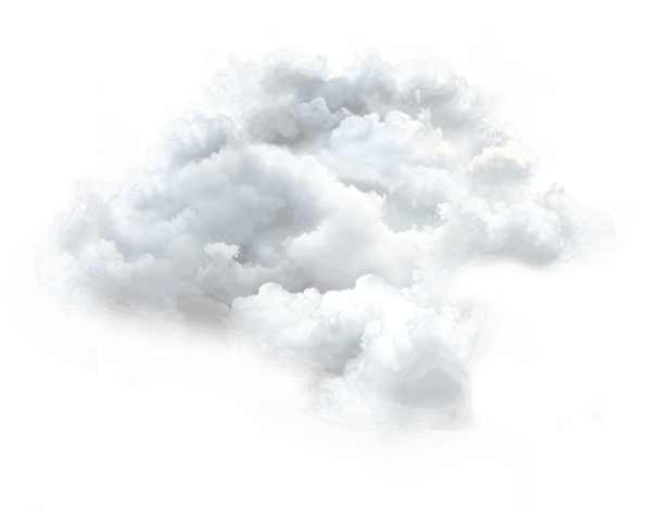 white clouds on a white background