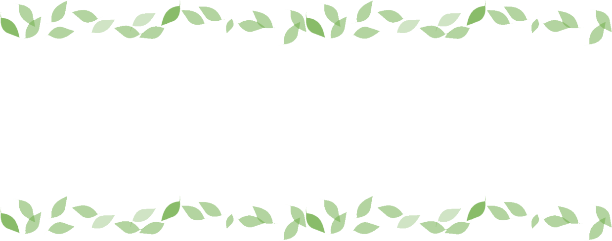 a frame with green leaves on it