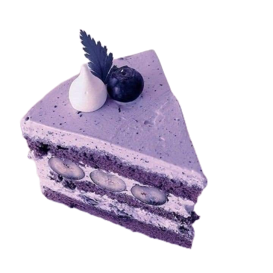 a piece of cake on a white background