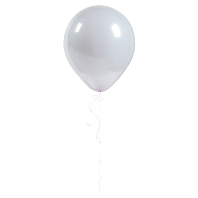 a balloon on a white background