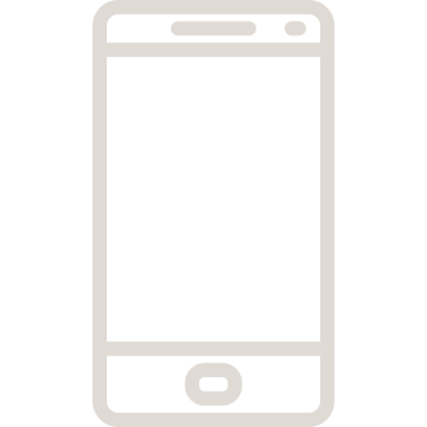 a phone with a blank screen
