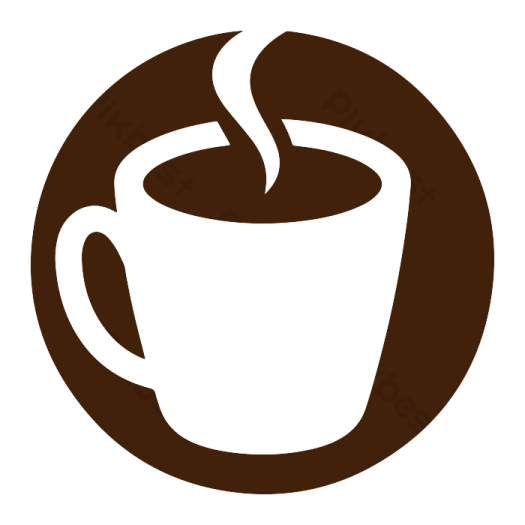 a cup of coffee on a white background