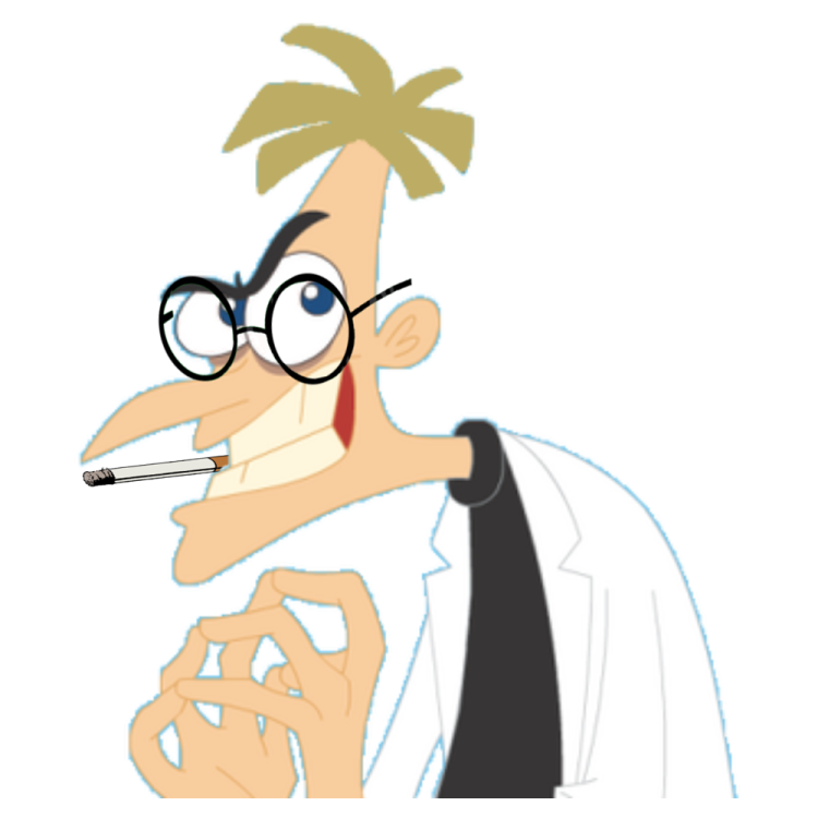 a man with glasses and a tie smoking a cigarette