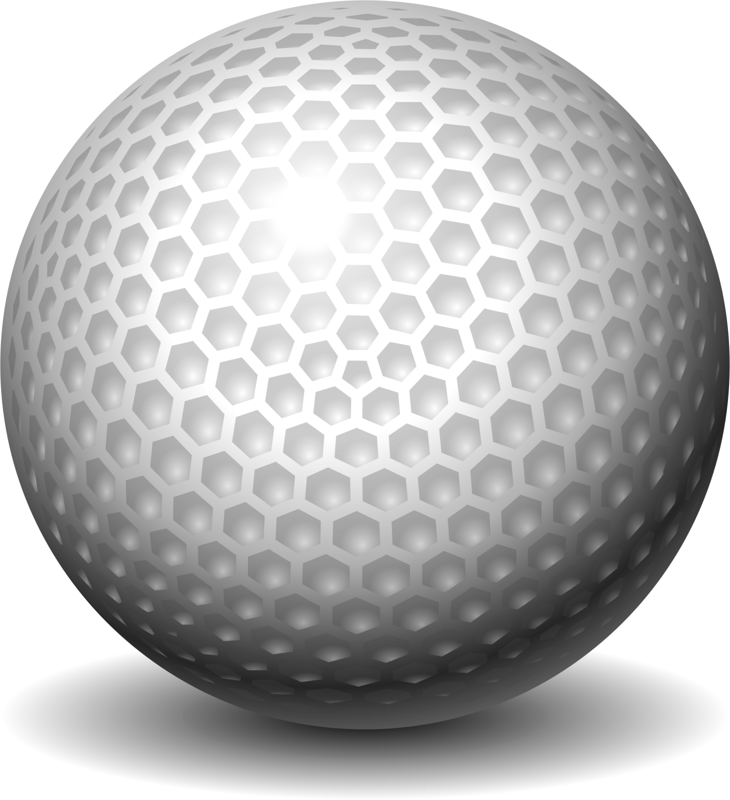 a golf ball on a white background