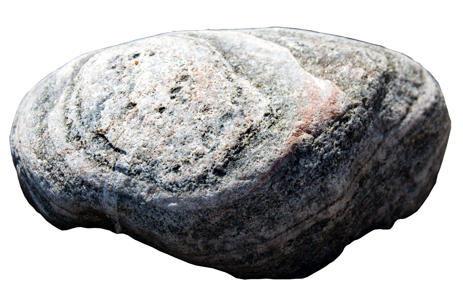 a rock on a white background