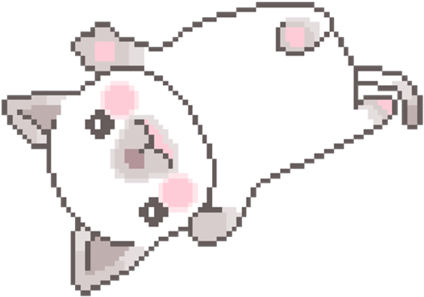 an image of a pixeled cow